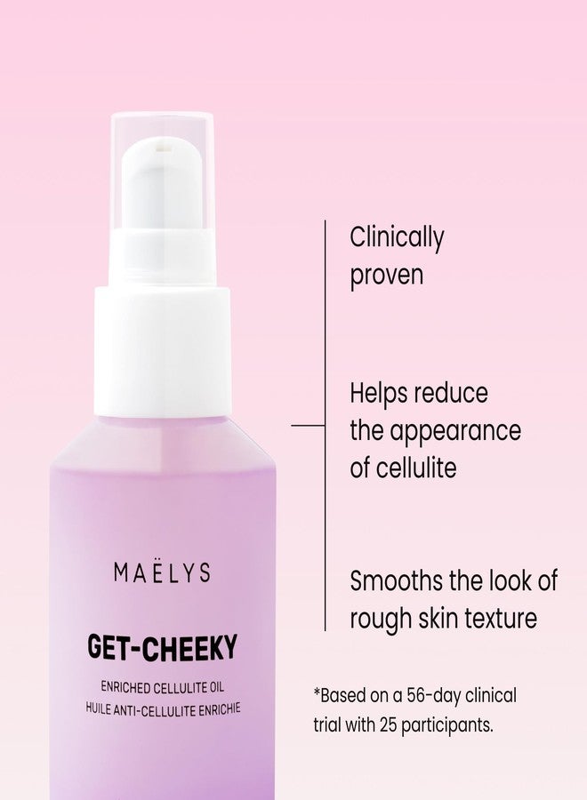 Maelys MAËLYS Cosmetics GET-CHEEKY Enriched Cellulite Oil - Shea Butter & Vitamin E Target the Look of Fatty Skin & Reduce The Appearance Of Cellulite - Image 2